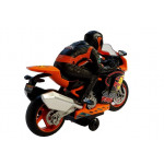 Motocykel 2.4G RC - oranžový